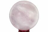 Polished Rose Quartz Sphere - Madagascar #210235-1
